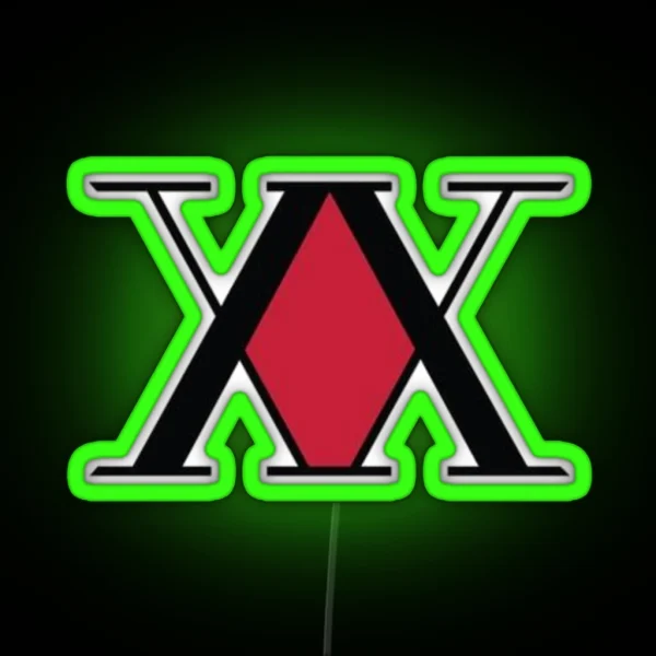 Hunter Logo RGB Neon Sign