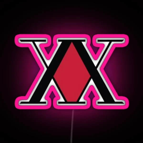 Hunter Logo RGB Neon Sign
