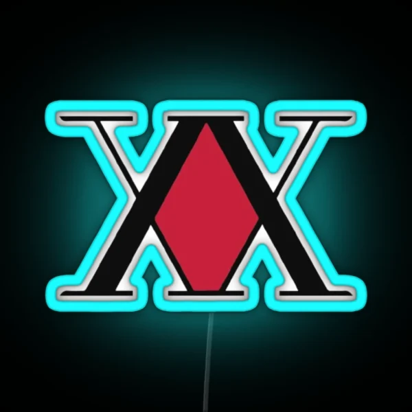 Hunter Logo RGB Neon Sign
