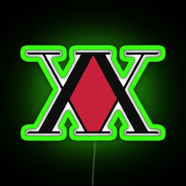 Hunter Logo RGB Neon Sign