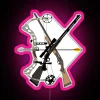 Hunter Toys Hunting Weapons Hunter Gifts RGB Neon Sign - Image 6