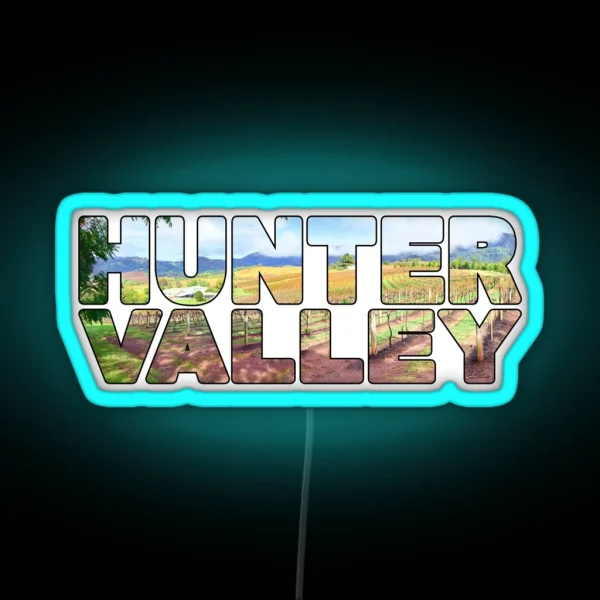 HUNTER VALLEY NSW Australia Lindeman S Winery Estate RGB Neon Sign