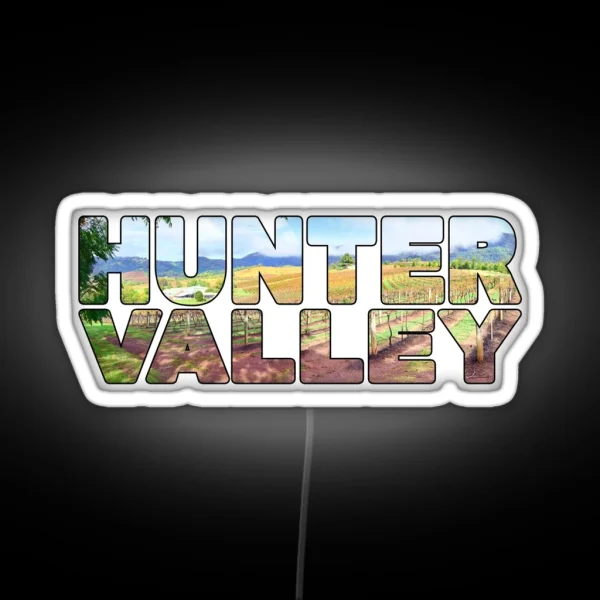 HUNTER VALLEY NSW Australia Lindeman S Winery Estate RGB Neon Sign