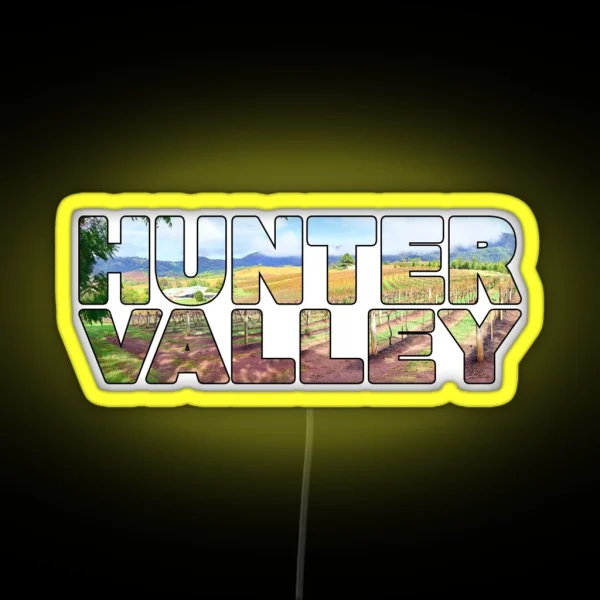 HUNTER VALLEY NSW Australia Lindeman S Winery Estate RGB Neon Sign
