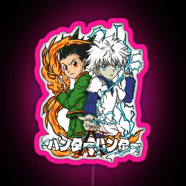 Hunter X RGB Neon Sign