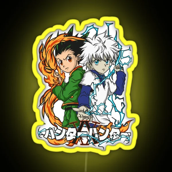 Hunter X RGB Neon Sign