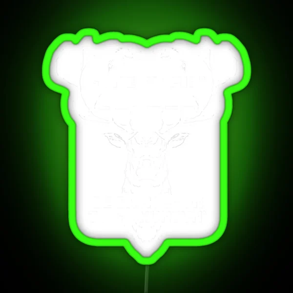Hunting Fishing Hunters Fishin Huntin RGB Neon Sign