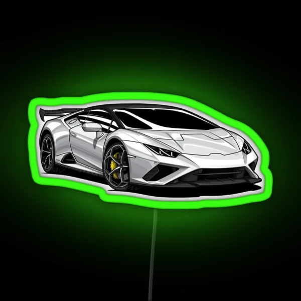 Huracan RWD RGB Neon Sign
