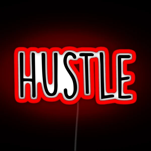 Hustle RGB Neon Sign