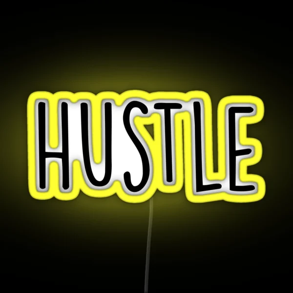 Hustle RGB Neon Sign
