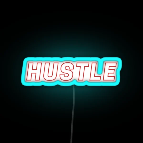 Hustle RGB Neon Sign
