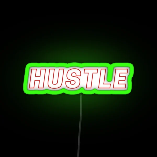 Hustle RGB Neon Sign