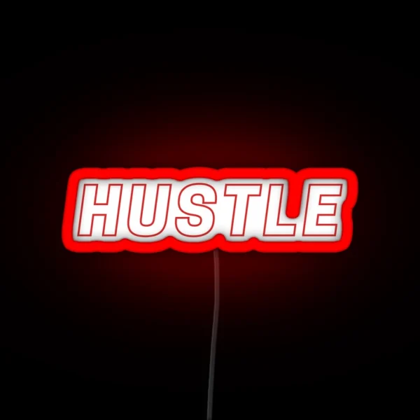 Hustle RGB Neon Sign