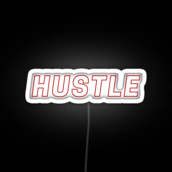 Hustle RGB Neon Sign