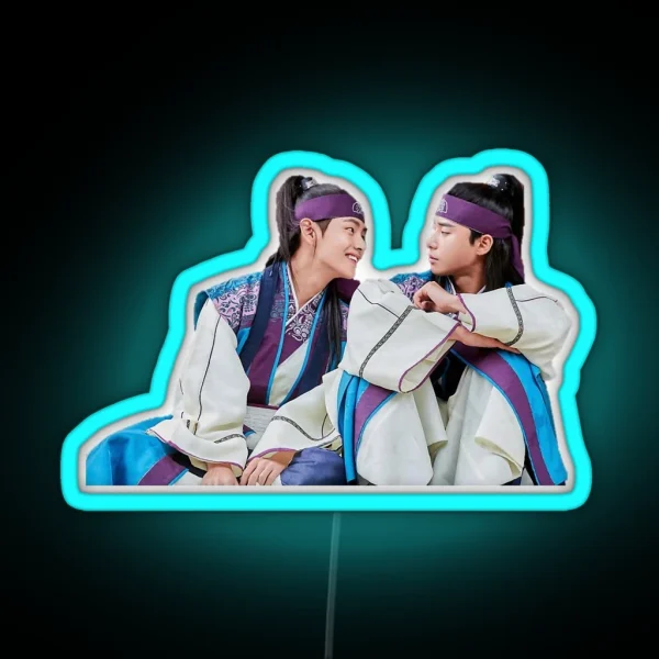 Hwarang Kim Taehyung And Park Seo Joon RGB Neon Sign