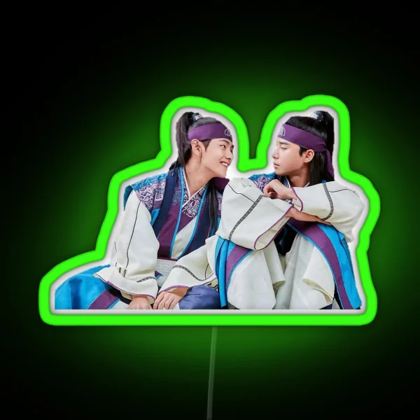 Hwarang Kim Taehyung And Park Seo Joon RGB Neon Sign