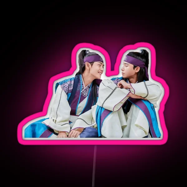 Hwarang Kim Taehyung And Park Seo Joon RGB Neon Sign