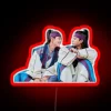 Hwarang Kim Taehyung And Park Seo Joon RGB Neon Sign - Image 2