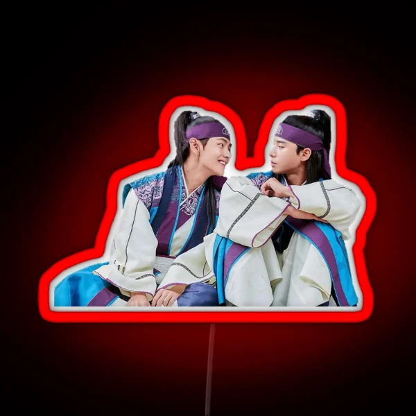 Hwarang Kim Taehyung And Park Seo Joon RGB Neon Sign
