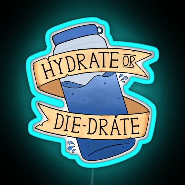 Hydrate Or Diedrate RGB Neon Sign