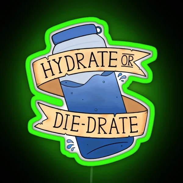 Hydrate Or Diedrate RGB Neon Sign