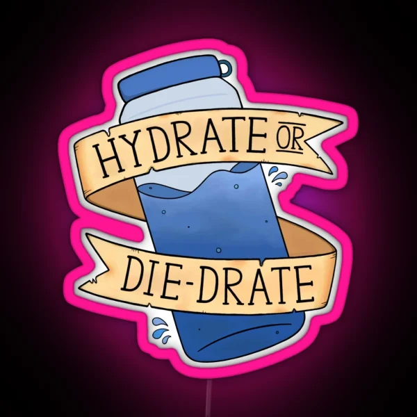 Hydrate Or Diedrate RGB Neon Sign