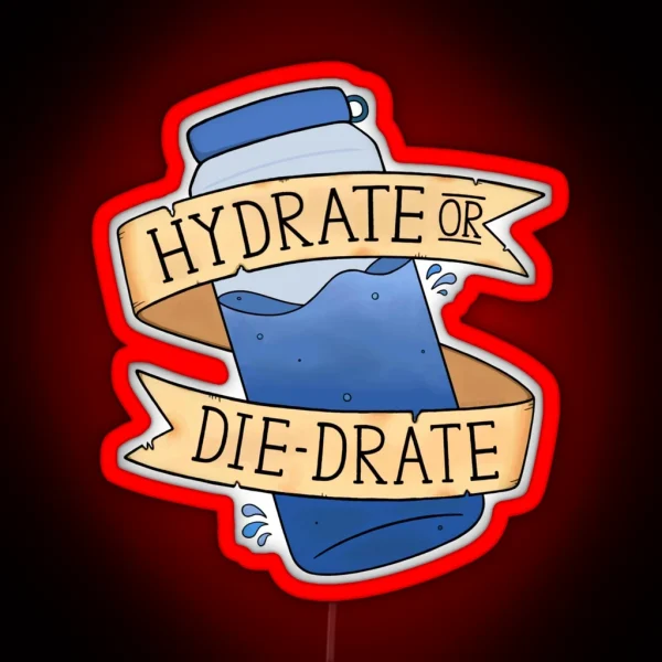 Hydrate Or Diedrate RGB Neon Sign