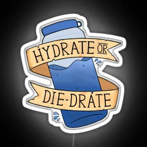 Hydrate Or Diedrate RGB Neon Sign