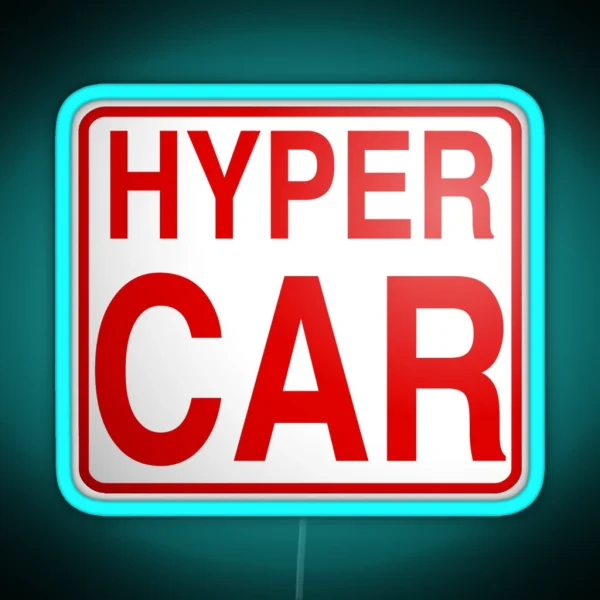 Hypercar The Led RGB Neon Sign