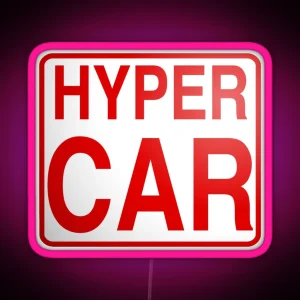 Hypercar The Led RGB Neon Sign