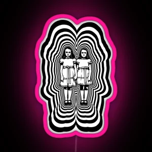 Hypnosis Evil Twins RGB Neon Sign