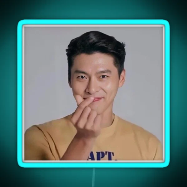 Hyun Bin Art RGB Neon Sign
