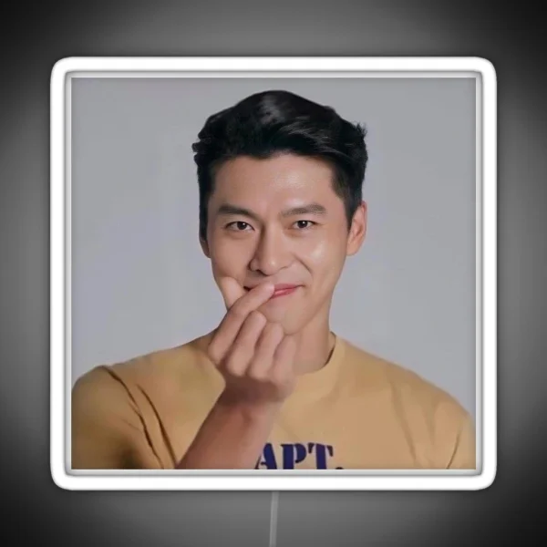 Hyun Bin Art RGB Neon Sign