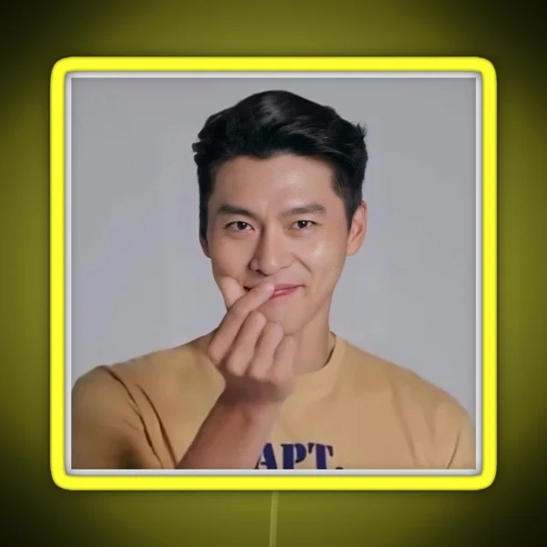 Hyun Bin Art RGB Neon Sign