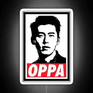 HYUN BIN CAPTAIN RI CRASH LANDING ON YOU BAJU RGB Neon Sign