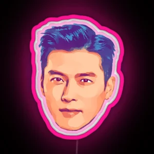 Hyun Bin Korean RGB Neon Sign