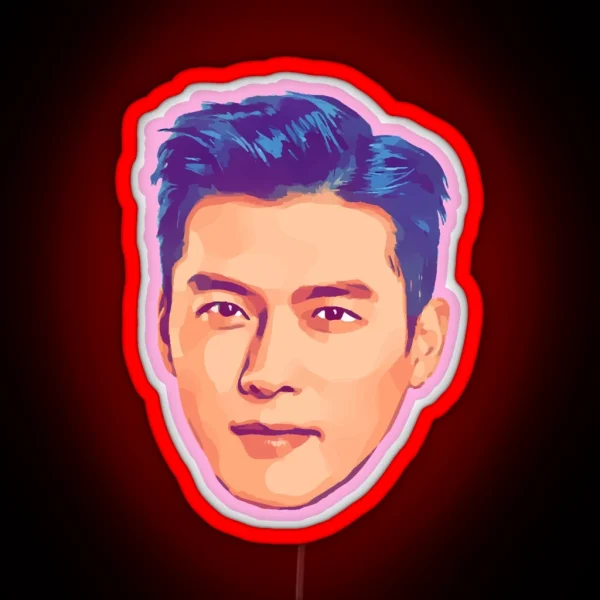 Hyun Bin Korean RGB Neon Sign
