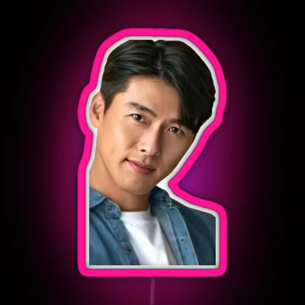 Hyun Bin RGB Neon Sign