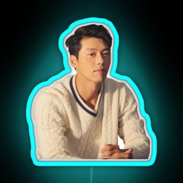 Hyun Bin RGB Neon Sign