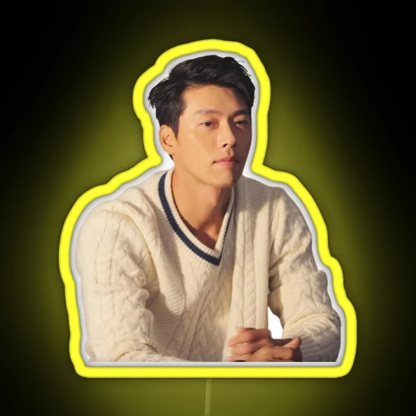 Hyun Bin RGB Neon Sign