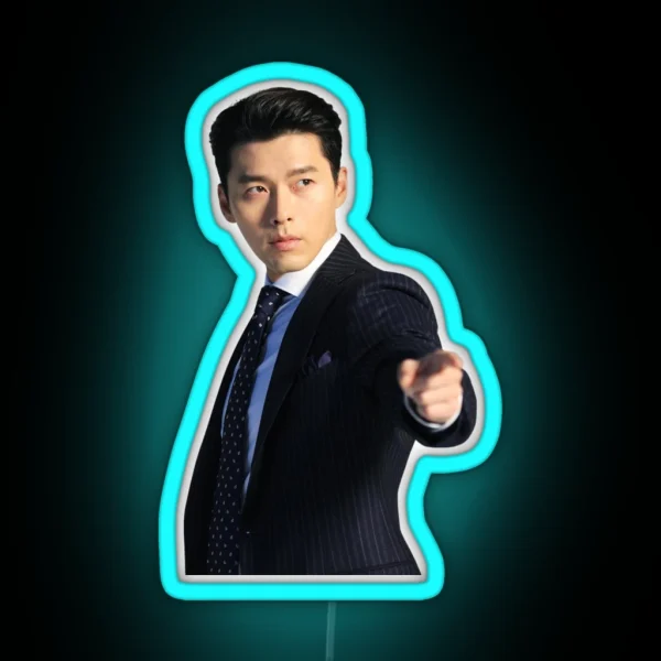 Hyun Bin RGB Neon Sign