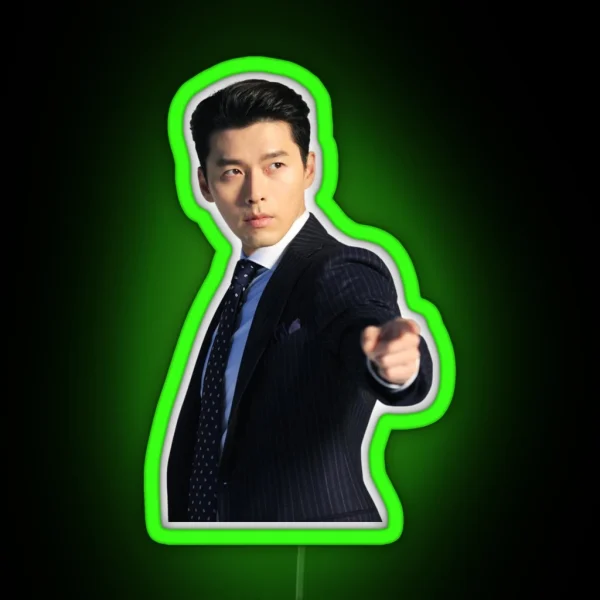 Hyun Bin RGB Neon Sign