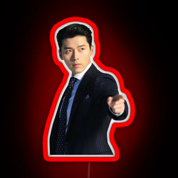 Hyun Bin RGB Neon Sign