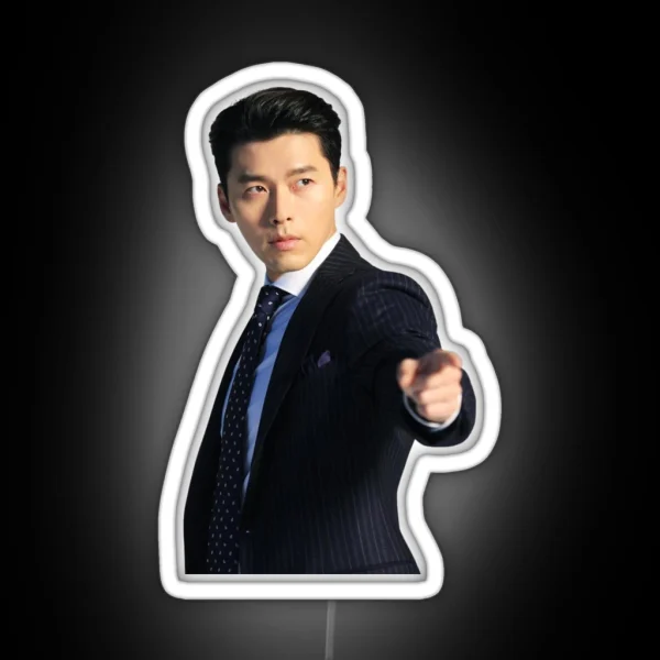 Hyun Bin RGB Neon Sign