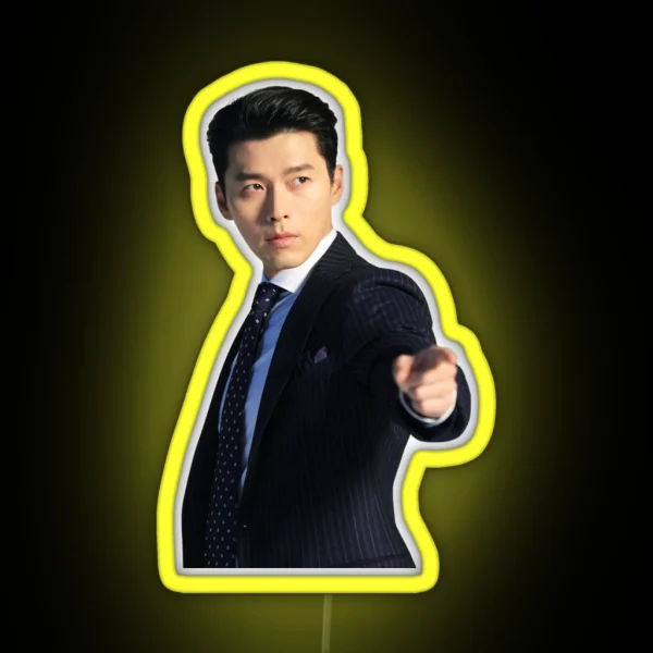 Hyun Bin RGB Neon Sign