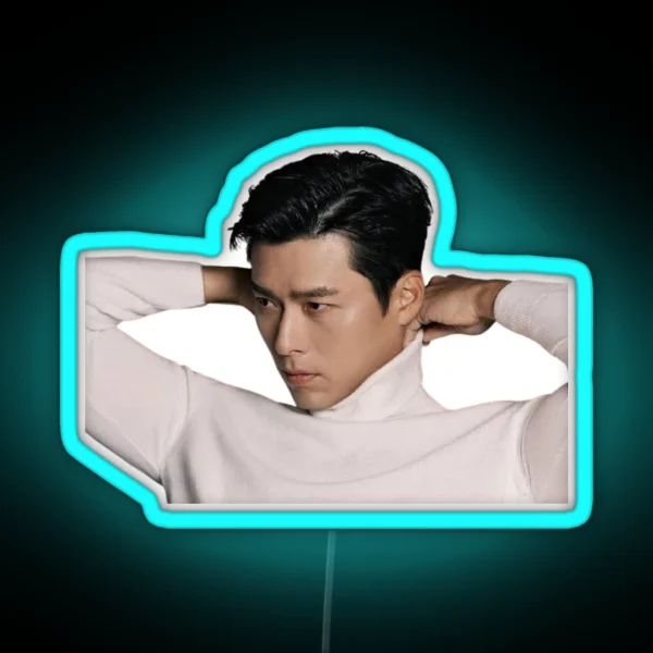 Hyun Bin RGB Neon Sign