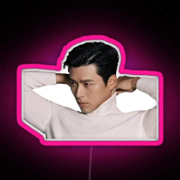 Hyun Bin RGB Neon Sign