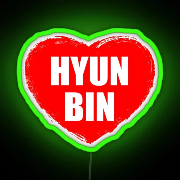 Hyun Bin RGB Neon Sign