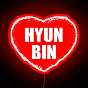 Hyun Bin RGB Neon Sign