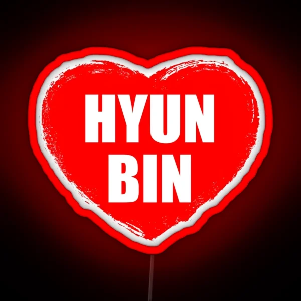 Hyun Bin RGB Neon Sign